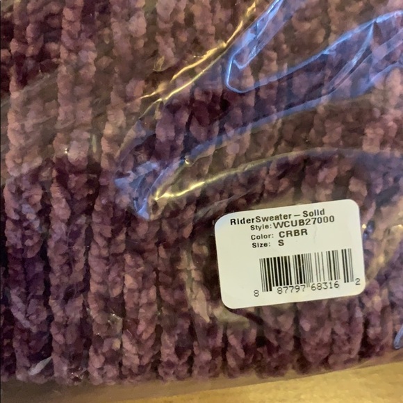 💕HP💕Wildfox chenille rider purple sweater - Picture 8 of 9